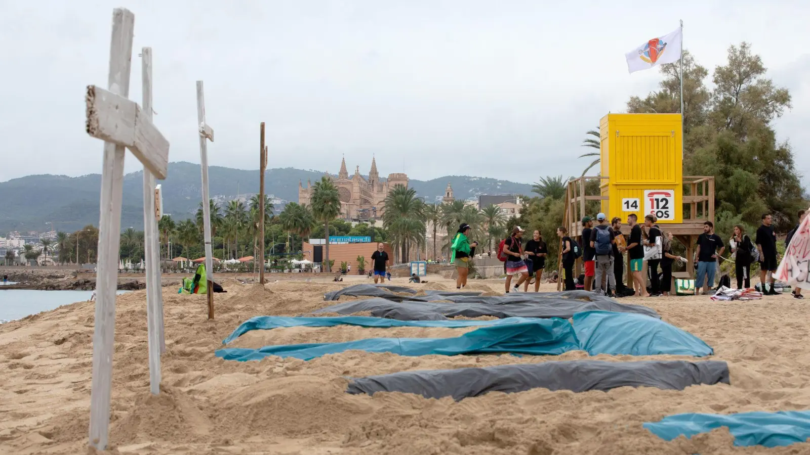 Die Rettungsschwimmer warnen vor einer möglichen Zunahme der Todesfälle durch Ertrinken. (Foto: Clara Margais/dpa)