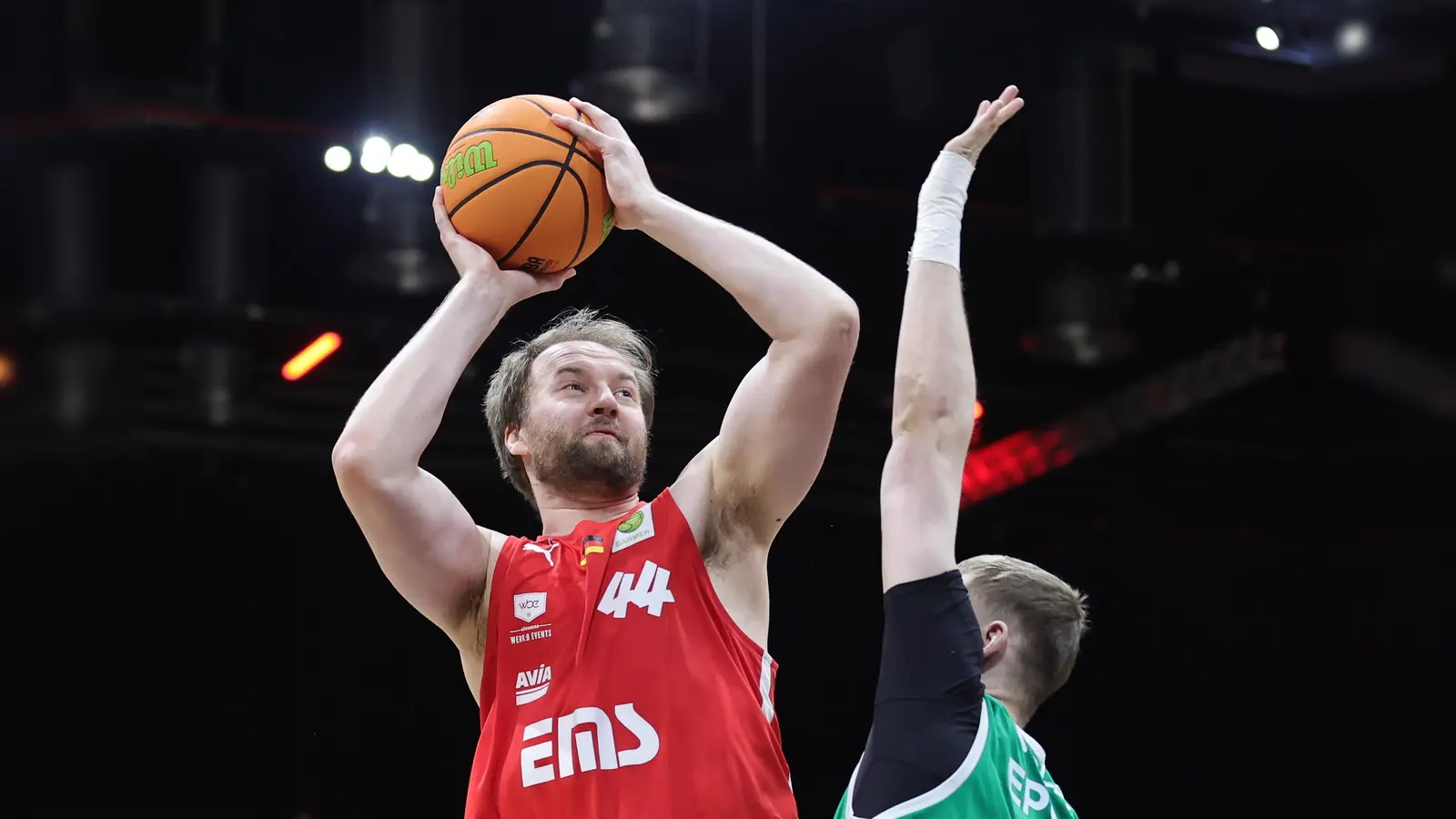 Lars Lagerpusch im Trikot der Nürnberg Falcons (in der vergangenen ProA-Saison gegen Koblenz). (Foto: Sportfoto Zink / Daniel Marr)