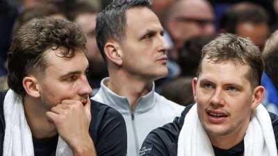 Die Wagner-Brüder konnten in ihrer Heimatstadt einen Sieg feiern. (Foto: Andreas Gora/dpa)