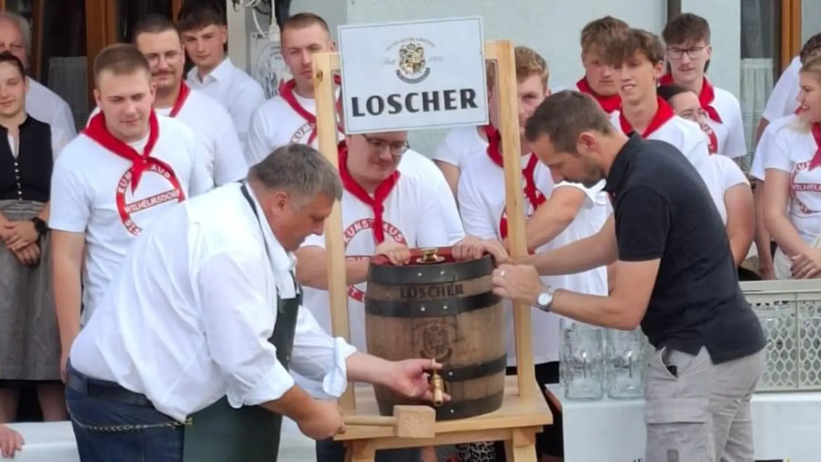 Mit dem Bieranstich am Donnerstag wird Bürgermeister Rüdiger Probst die Kerwa offiziell eröffnen.  (Foto: Gemeinde Wilhelmsdorf)