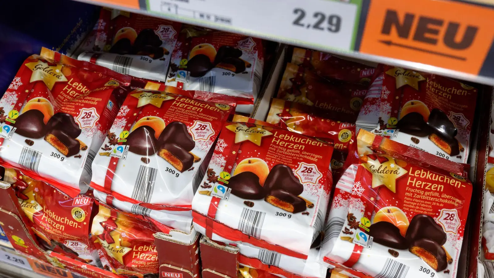 Lebkuchen ist das beliebteste Weihnachtagebäck von Verbrauchern in Deutschland. (Foto: Henning Kaiser/dpa)