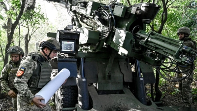 Nahe der Kleinstadt Pokrowsk im ostukrainischen Gebiet Donezk laufen schwere Kämpfe zwischen russischen Angreifern und ukrainischen Verteidigern. (Archivbild) (Foto: ---/Ukrinform/dpa)