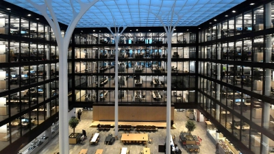 Die neue Amazon-Deutschlandzentrale. (Foto: -/Amazon/dpa)