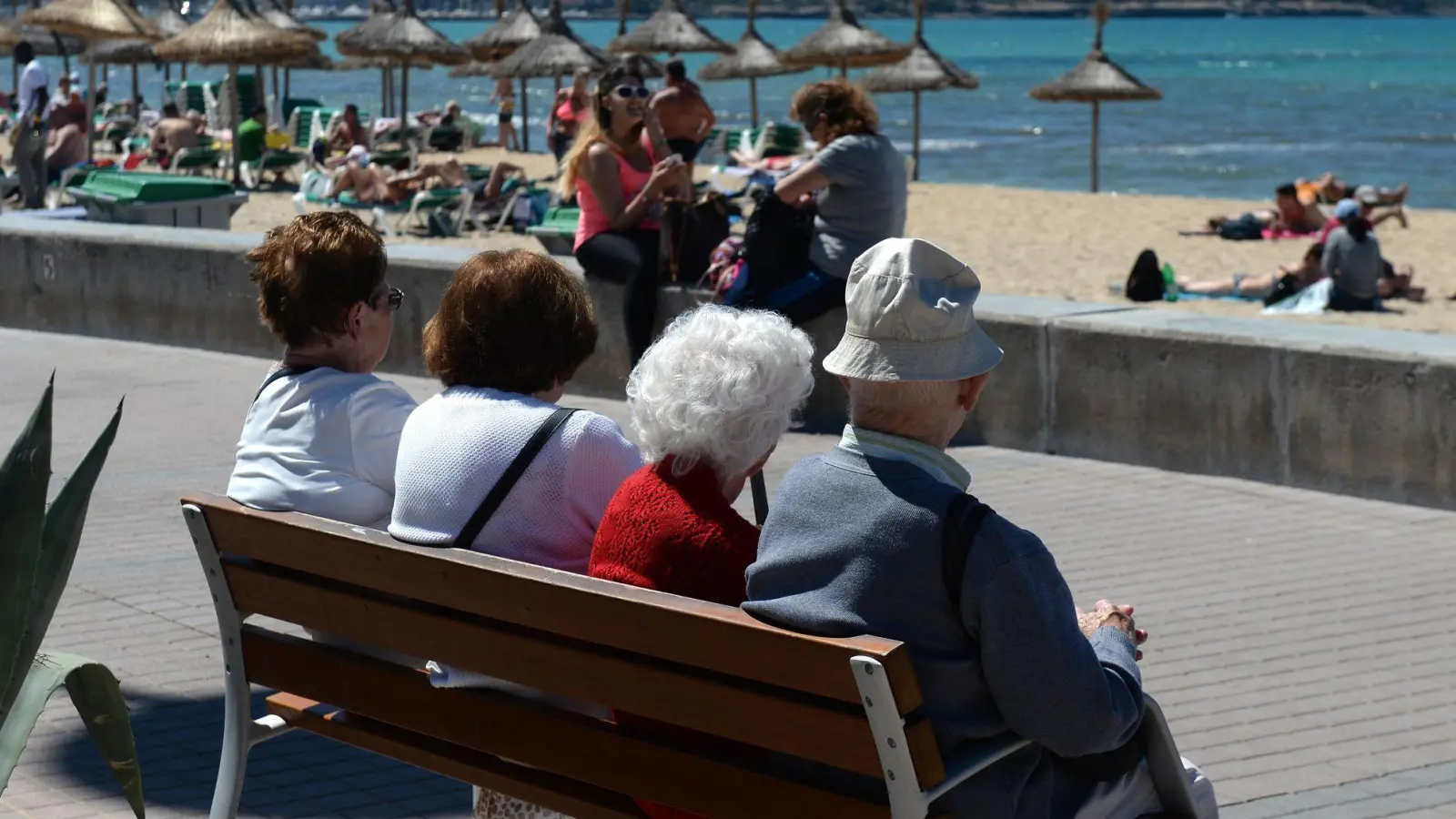 Nicht immer zieht es Menschen in Rente wie hier direkt nach Mallorca. Der Trend zur Frührente war zuletzt aber ungebrochen. (Archivfoto)  (Foto: Jens Kalaene/dpa-Zentralbild/dpa)