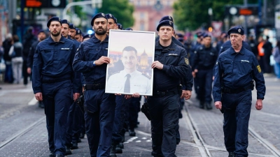 Bei dem Mannheimer Messerangriff wurde Ende Mai ein Polizist getötet. (Archivbild) (Foto: Uwe Anspach/dpa)