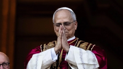 Der neue Papst gehört dem Augustinerorden an. (Foto: Oliver Weiken/dpa)