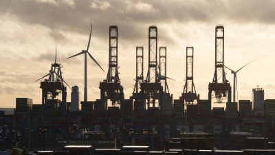 Die Aussichten für die Exportnation Deutschland haben sich mit den US-Zöllen eingetrübt. (Archivbild) (Foto: Marcus Brandt/dpa)