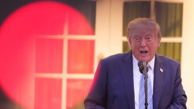 Trump geht gegen ihm missliebige Medien vor.  (Foto: Alex Brandon/AP/dpa)