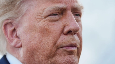 US-Präsident Donald Trump bezeichnet den Vorstoß von EU-Kommissionspräsidentin Ursula von der Leyen als „lächerlich“. (Foto: Alex Brandon/AP/dpa)