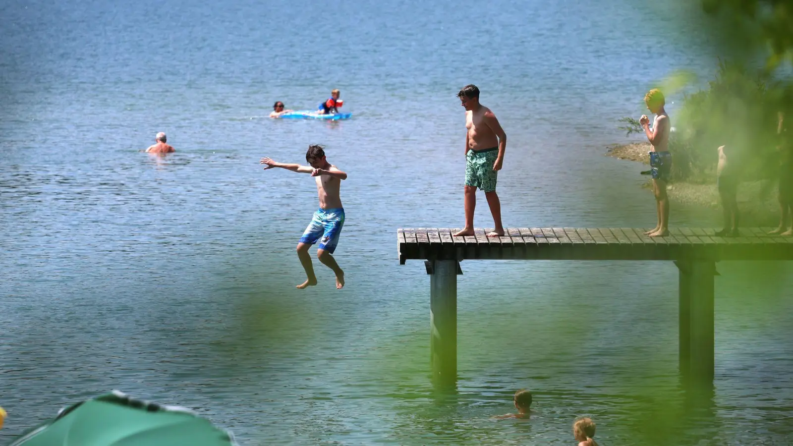 „Das wird definitiv am Sonntag nicht getoppt“, sagte der DWD-Sprecher. (Foto: Karl-Josef Hildenbrand/dpa)