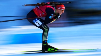 Für Denise Herrmann-Wick hat der Sport erstmal keine Priorität mehr. (Foto: Petr David Josek/AP/dpa)