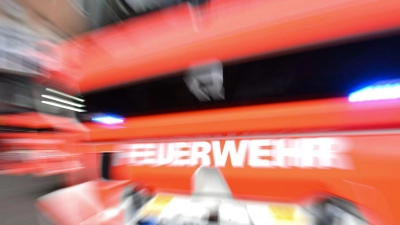 Es brennt neben der Nordtangente in Würzburg. (Symbolbild) (Foto: Bernd Weißbrod/dpa)
