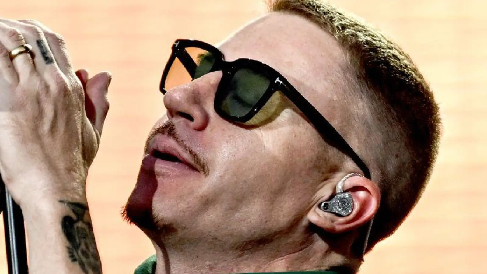 Sorgt erneut mit seiner propalästinensischen Haltung für Aufsehen: US-Musiker Macklemore. (Archivbild) (Foto: Britta Pedersen/dpa)