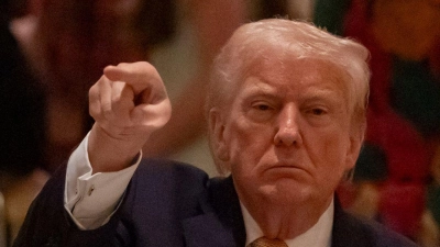 US-Präsident Trump hat den Moderator Stephen Colbert scharf angegriffen. (Foto: Alex Brandon/AP/dpa)