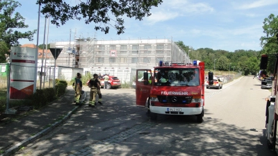 Bereits nach kurzer Zeit war der Brand in der Rangauklinik gelöscht. (Foto: Winfried Vennemann)