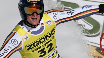 Simon Jocher sorgte in Livigno für eine deutsche Überraschung. (Foto: Marco Trovati/AP/dpa)