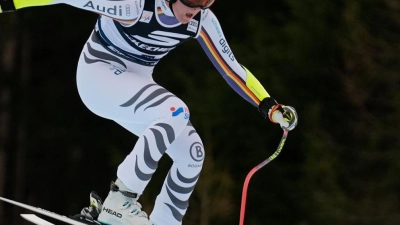 Vierter Sieg der Karriere, zweiter der Saison: Emma Aicher ist obenauf. (Foto: Giovanni Auletta/AP/dpa)