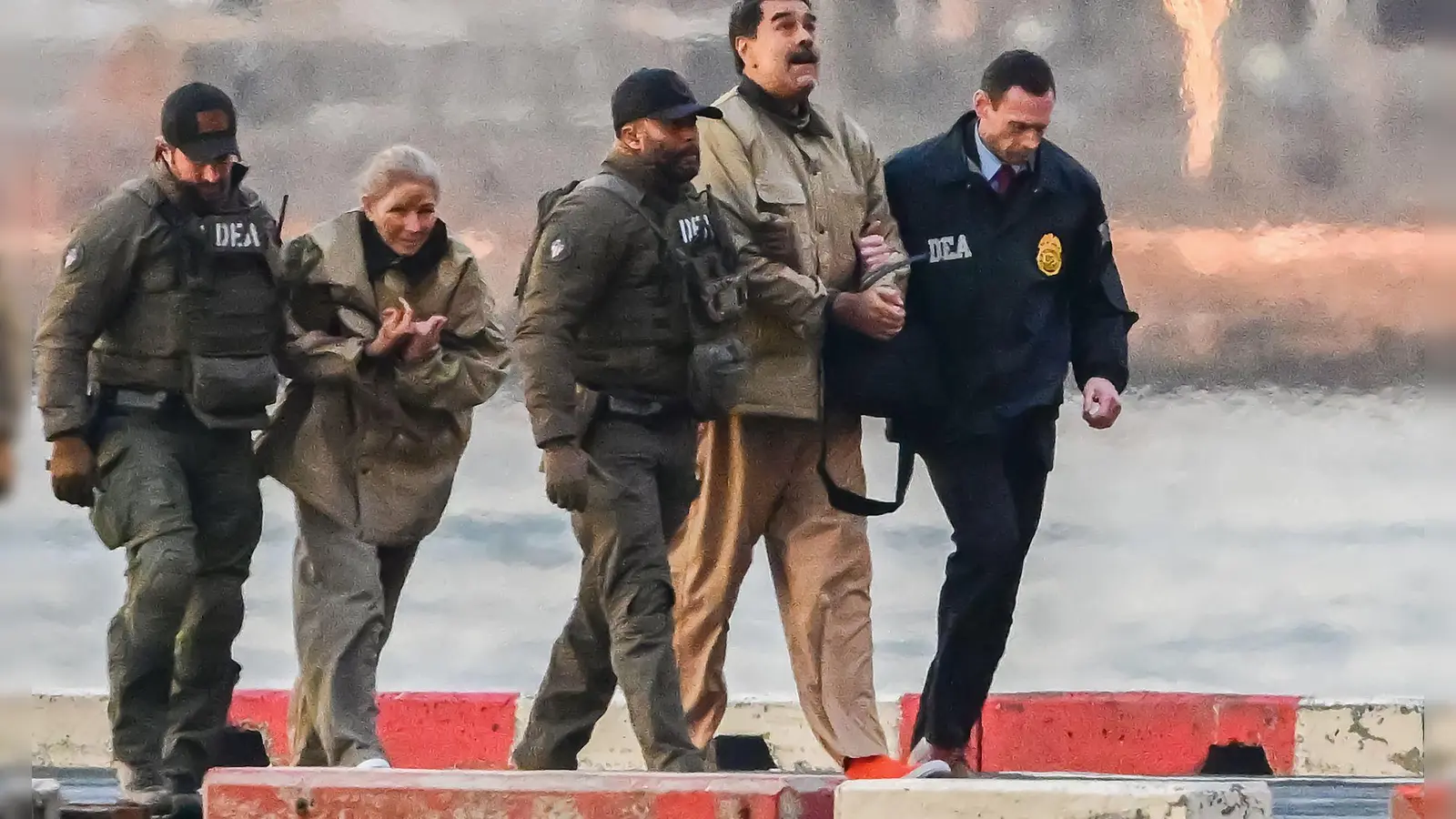 Venezuelas Präsident Nicolás Maduro war Anfang Januar von US-Truppen festgenommen und nach New York gebracht worden. (Archivbild) (Foto: Kyle Mazza-Cnp/Zuma Press/dpa)