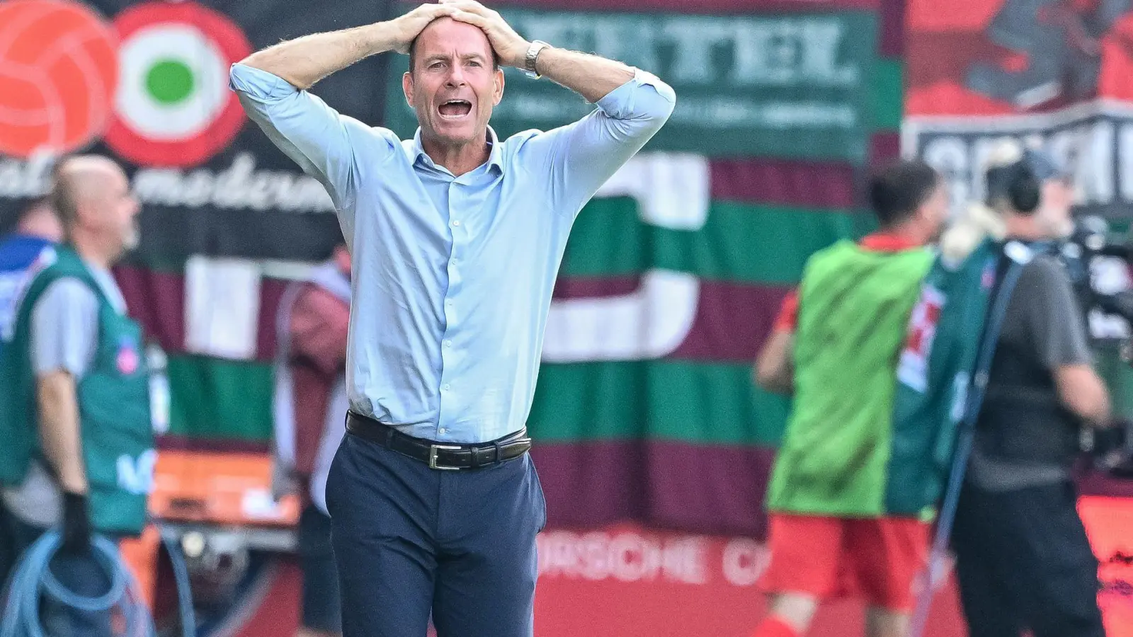 Augsburg-Trainer Jess Thorup hofft auf Wiedergutmachung gegen St. Pauli. (Foto: Harry Langer/dpa)