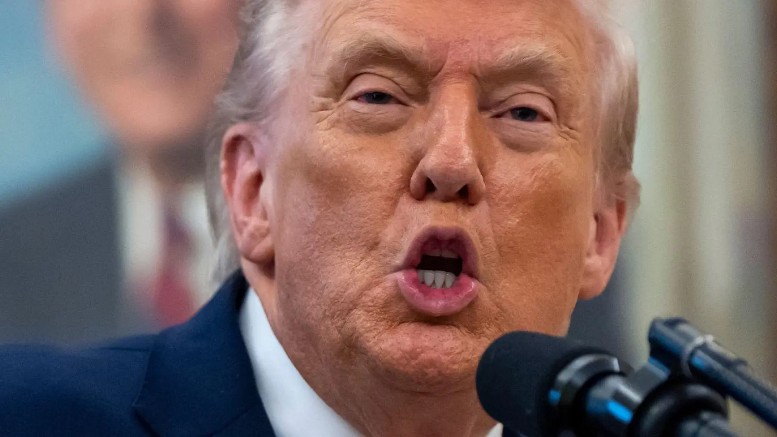 Trump will zehn Milliarden Dollar von der BBC erstreiten. (Foto: Alex Brandon/AP/dpa)