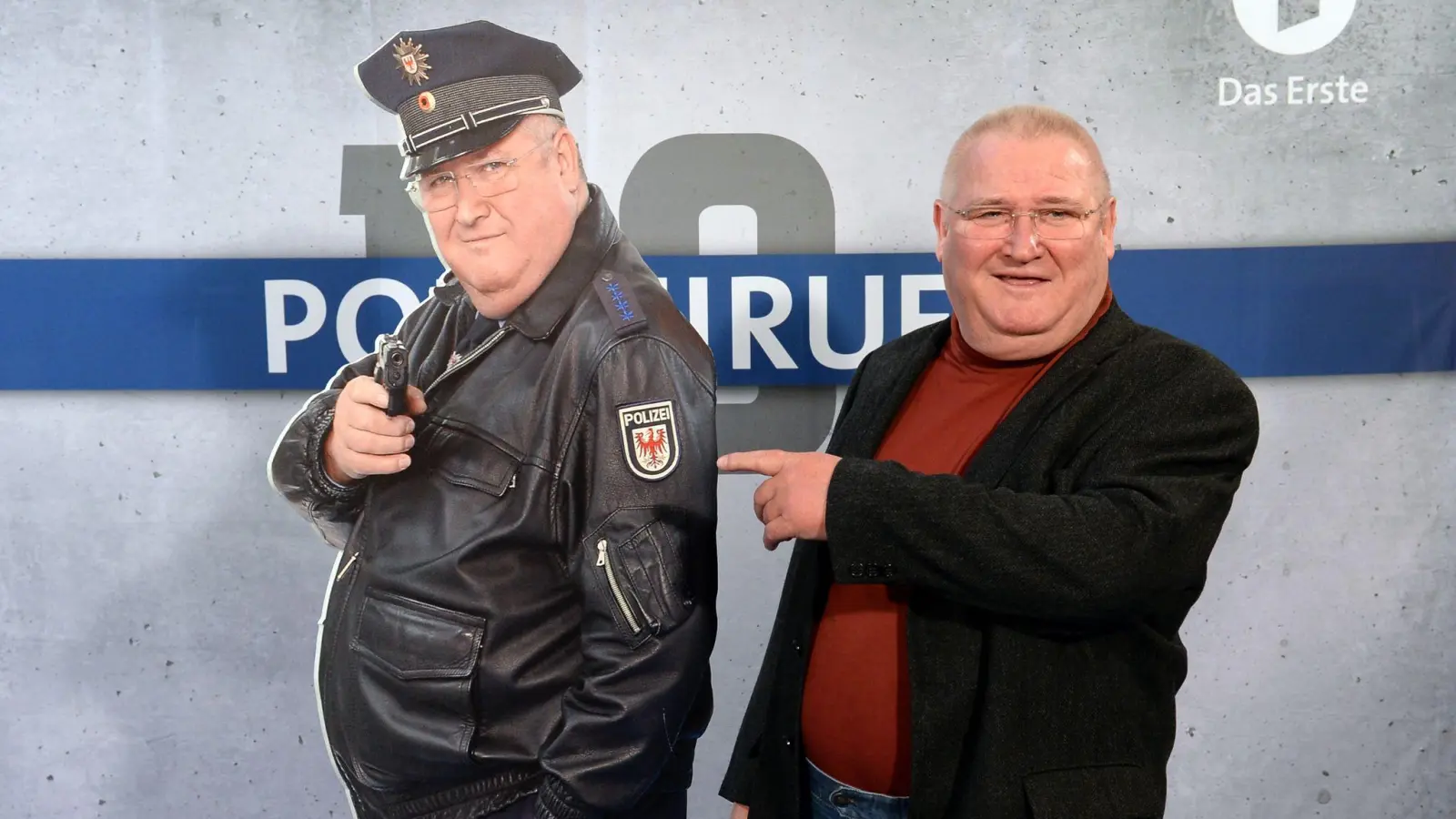 Horst Krause posiert neben Horst Krause. (Foto: Ralf Hirschberger/dpa-Zentralbild/dpa)