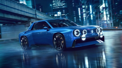 Ein Klassiker, exklusiv neu interpretiert: Der elektrifizierte R8 Gordini von Renault bleibt wohl ein Showcar. (Foto: Renault/dpa-tmn)