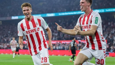 Marius Bülter (r.) fehlt dem 1. FC Köln bei seinem Ex-Club 1899 Hoffenheim (Foto: Revierfoto/dpa)