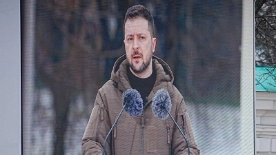 „Freie Wirtschaftszone“?: Selenskyj gibt Einblicke in den Stand der Verhandlungen. (Archivbild) (Foto: Kay Nietfeld/dpa)