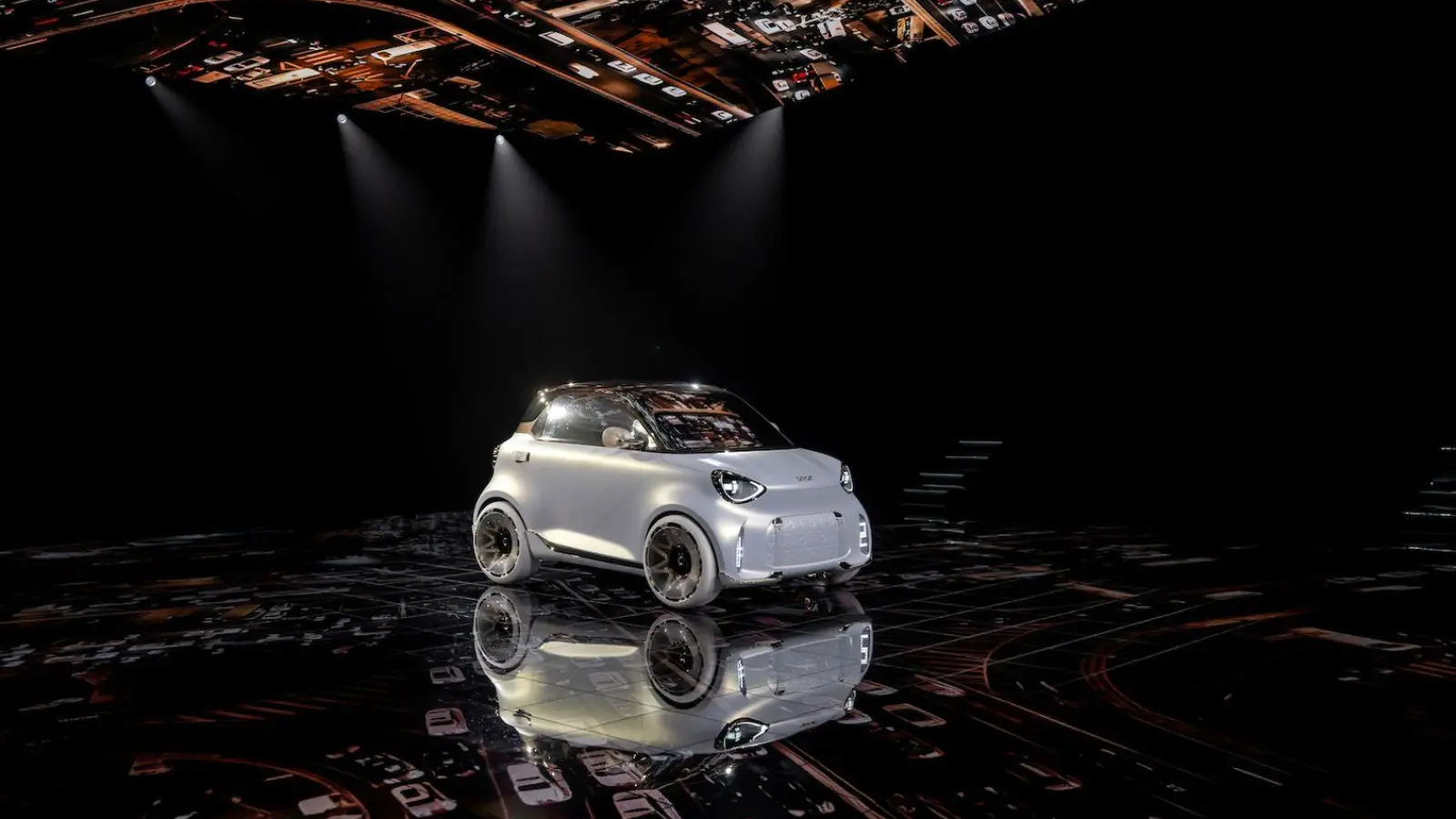 Comeback des Zweisitzers: Für dem #2 stellt smart eine Reichweite von knapp 300 Kilometern in Aussicht. (Foto: smart Europe/dpa-tmn)