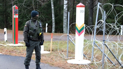 Lettland grenzt im Osten auf einer Länge von rund 172 Kilometern an Russlands engen Verbündeten Belarus. (Archivbild) (Foto: -/State Border Guard Service/dpa)