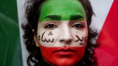 Unterstützung für die Demonstranten im Iran (Foto: Matias Chiofalo/EUROPA PRESS/dpa)