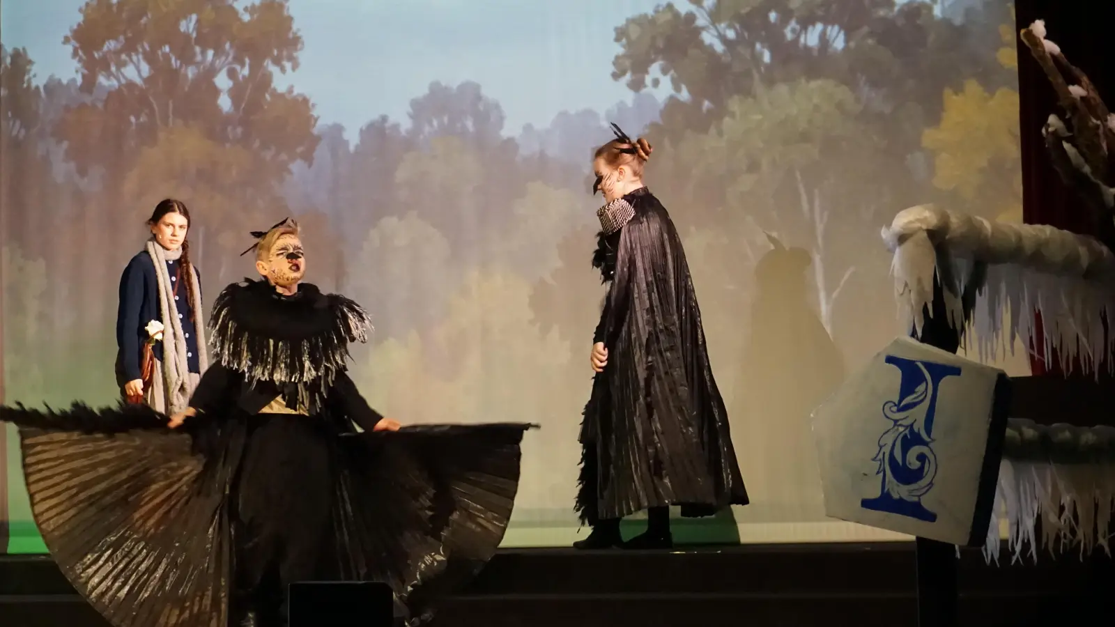 Die beiden motzenden Krähen sorgten für Lacher im Publikum. (Foto: Andrea Walke)