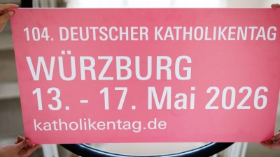 Der Katholikentag 2026 findet unter dem Motto „Hab Mut, steh auf!“ in Würzburg statt. (Archivbild) (Foto: Daniel Karmann/dpa)
