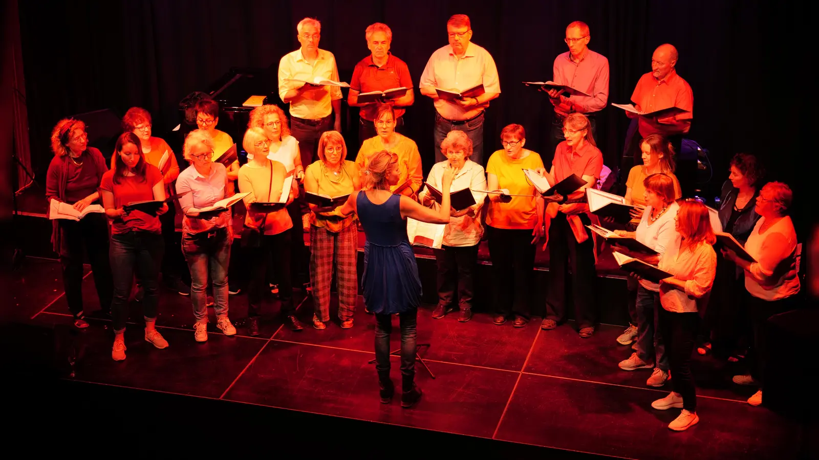 „Tierisch gut” lautet das Motto des Chores „die stimmen”, ein Ensemble der Musikschule Ansbach. (Foto: Simon Rosenbauer)