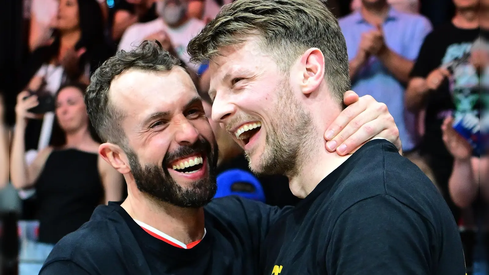 Sorgen bald in Ansbach für Stimmung: Bastian Doreth (links) und Sebastian Schröder. (Foto: Wolfgang Zink)