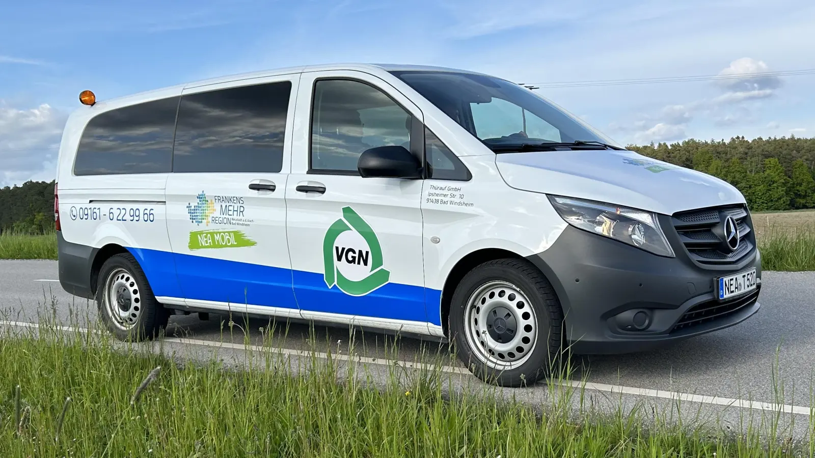  Mit dem NEA mobil wurden vom April 2025 bis März 2026 knapp 30.000 Fahrgäste an ihr Ziel gebracht. (Foto: Landratsamt/Anne Geißendörfer)