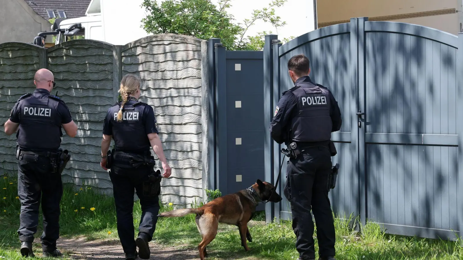 Neben Goldspürhunden kommen laut LKA auch Bargeldspürhunde und ein Röntgenmobil vom Zoll zum Einsatz.   (Foto: Bernd Wüstneck/dpa)