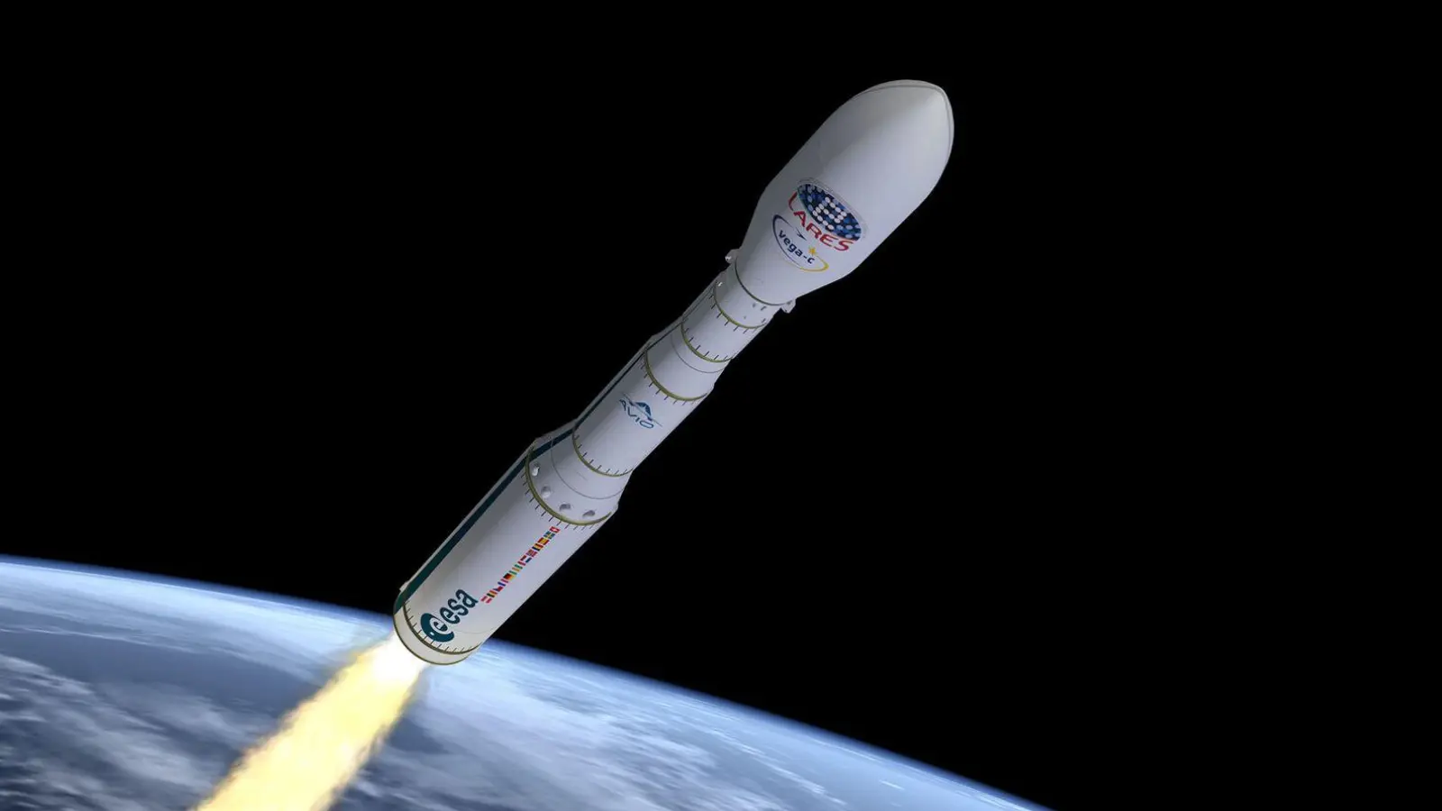 Für die Esa ist die Rakete Vega C essenziell für Europas Zugang zum All. (Handout) (Foto: ESA/dpa)