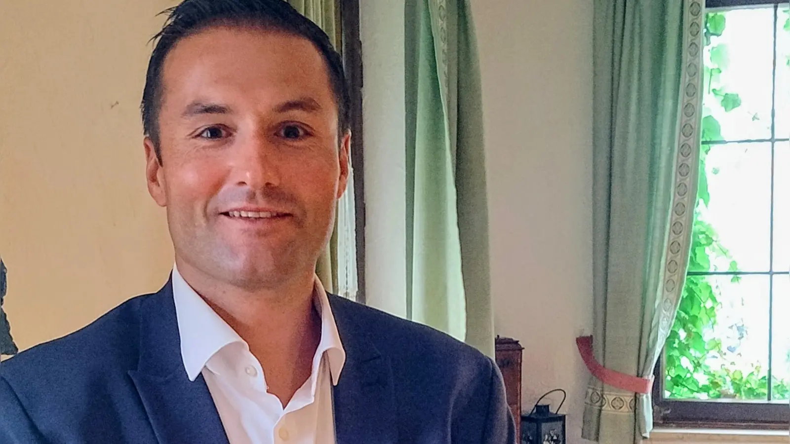 Sebastian Gaukler ist der Kandidat der CSU Heilsbronn für die Bürgermeisterwahl 2026. (Foto: Eckard Dürr)