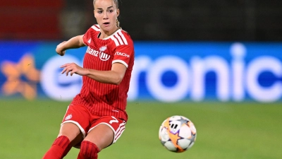 Giulia Gwinn musste gegen Frankfurt ausgewechselt werden. (Archivbild) (Foto: Sven Hoppe/dpa)