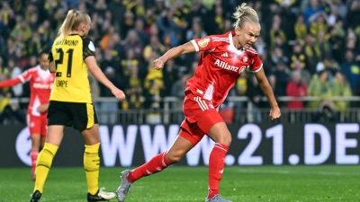Doppel-Torschützin gegen den BVB: Bayern-Spielerin Pernille Harder (Foto: Federico Gambarini/dpa)