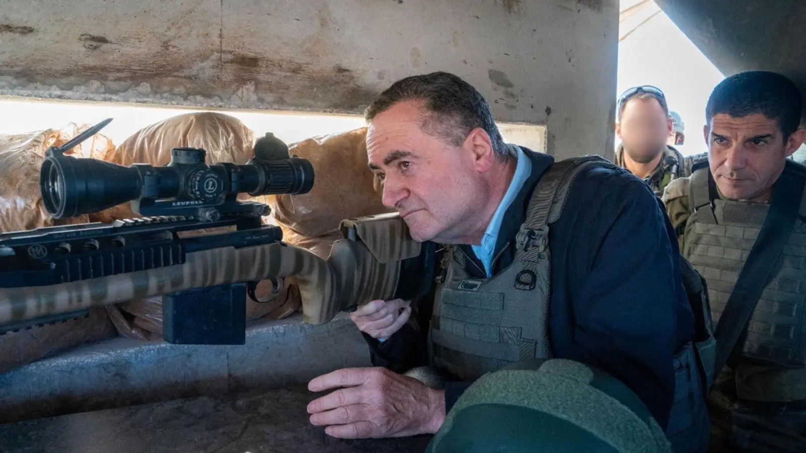 Israels Verteidigungsminister Israel Katz bei einem früheren Truppenbesuch im Südlibanon. (Archivbild) (Foto: Ariel Hermoni/Verteidigungsministerium/dpa)