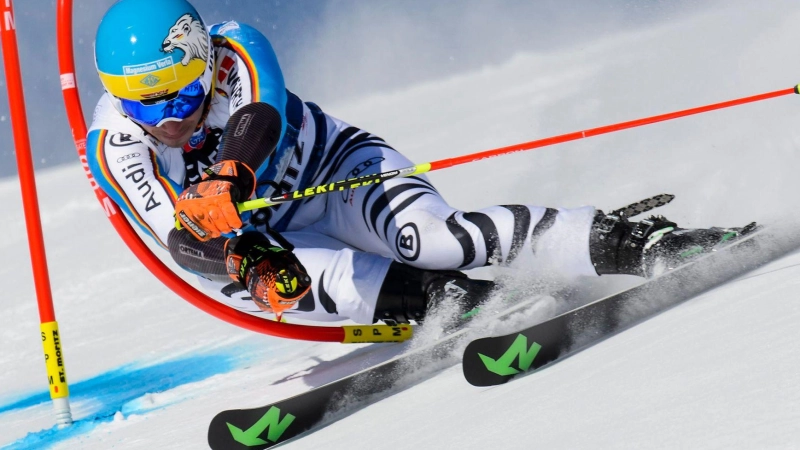 Felix Neureuther bei einem Rennen im Jahr 2016. (Archivbild)  (Foto: Jean-Christophe Bott/KEYSTONE/dpa)