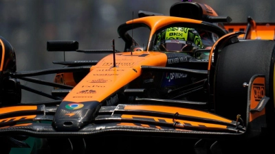 Lando Norris fährt auf Startplatz zwei. (Foto: Andre Penner/AP)