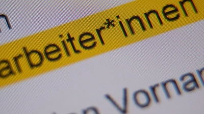 In den Bundesministerien werden keine Sonderzeichen für geschlechtergerechte Formulierungen verwendet. (Symbolbild) (Foto: Sebastian Gollnow/dpa)