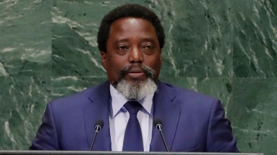 Ein Militärgericht im Kongo hat Ex-Präsidenten Joseph Kabila wegen Hochverrats und Kriegsverbrechen zum Tode verurteilt. (Archivbild) (Foto: Frank Franklin Ii/AP/dpa)