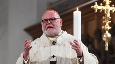 Die BBC rechnet ihm noch Chancen aus: Kardinal Marx. (Foto: Felix Hörhager/dpa)