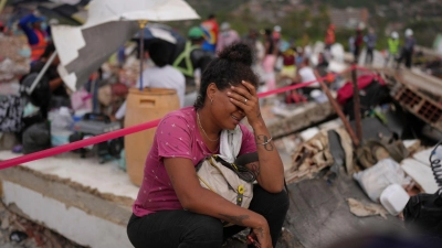 Die Zahl der Toten nach den Erdbeben in Venzuela steigt. (Foto: Matias Delacroix/AP/dpa)
