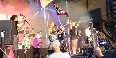 Auftritt der Band Tyna im Steinbruch auf dem Taubertal Festival 2024. Darum wird es diese Stage heuer nicht geben. (Archivbild: Jarah Greipel)