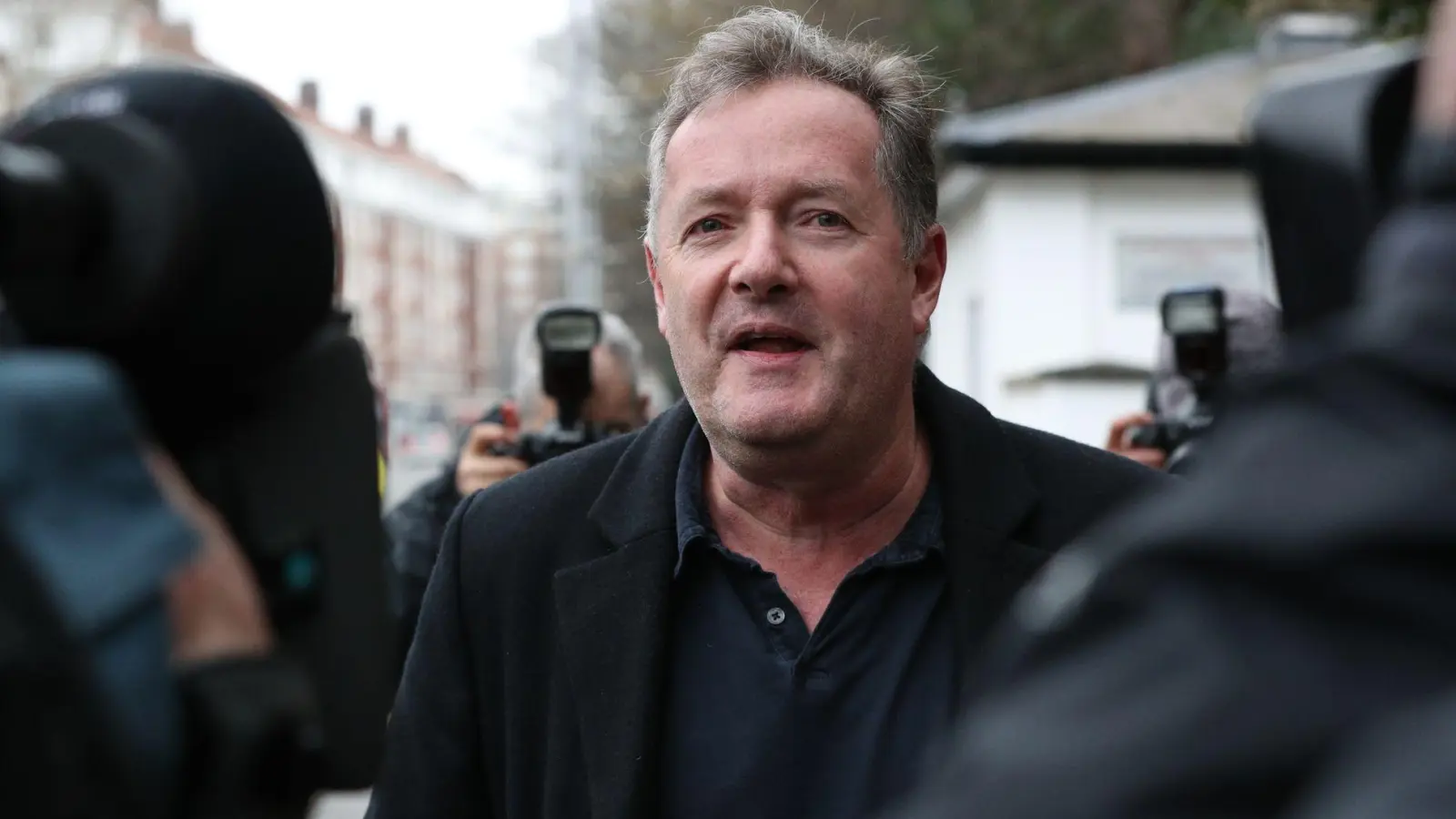 Der britische Journalist Piers Morgan will Charles Spencer wegen eines faktischen Fehlers in dessen neuem Buch verklagen. (Archivbild) (Foto: Jonathan Brady/PA Wire/dpa)
